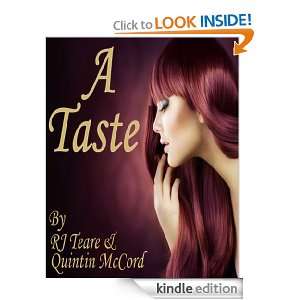 Taste RJ Teare, Quintin McCord  Kindle Store