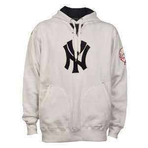   Yankees White Cooperstown Vintage Hoody Sweatshirt