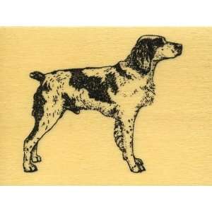 BRITTANY SPANIEL Rubber Stamp
