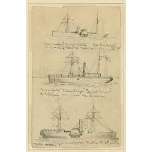  Broadside views of three steamships