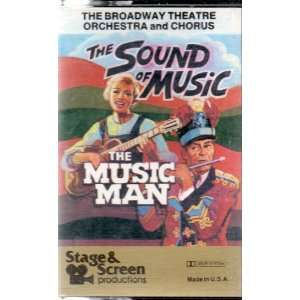  Audio Cassette SOUND OF MUSIC and MUSIC MAN #SSCx705, The Broadway 
