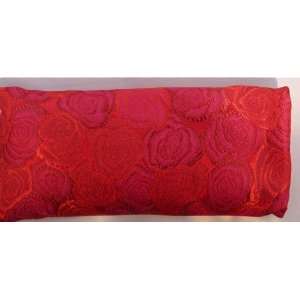   Sleep Eye Pillow Red Roses Brocade Design
