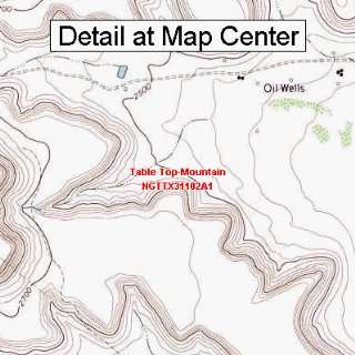  USGS Topographic Quadrangle Map   Table Top Mountain 
