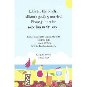 Summer Sips, Custom Personalized Adult Parties Invitation, by Inviting 