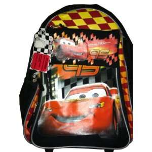   Disney Car Lightning Mcqueen Rolling Book Bag 