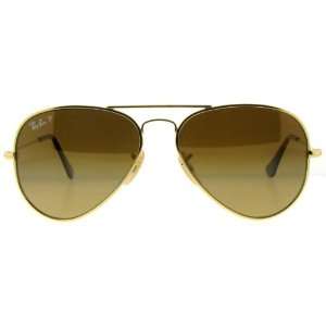   RB8041 Gold/ Polarized Brown 001/M2 55 mm Sunglasses 