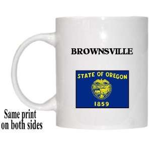  US State Flag   BROWNSVILLE, Oregon (OR) Mug Everything 