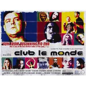  Club Le Monde Poster Foreign 27x40 Danny Nussbaum Emma 