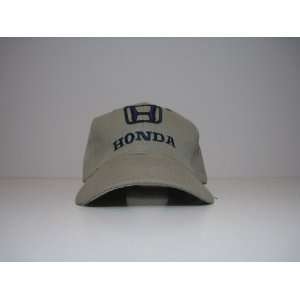  Honda Baseball Hat Cap Tan Adj. Velcro Back New 