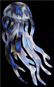 JELLYFISH Jelly Fish Ocean Metal Wall Accent Art Decor  