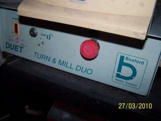 DUET Boxford Turn & Mill Duo A unique dual purpose CNC  