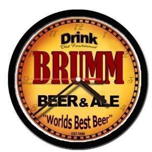  BRUMM beer and ale cerveza wall clock 