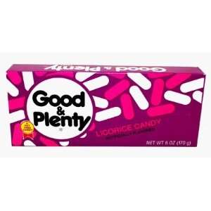 Good & Plenty Licorice Theatre Size Candy (Pack of 12)  