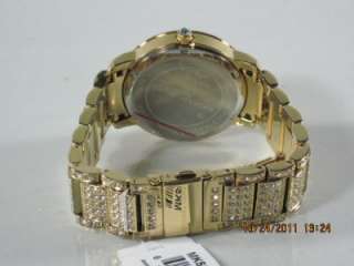    5061 Womens Goldtone Stainless Steel Swarovski Crystal Watch  