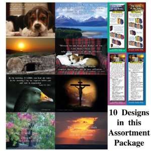  Assorted Pack of 10 Inspirational Cards   5 X 7 Case 