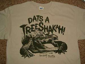 Swamp People History Channel Dats A Treeshakah Alligator T Shirt New 