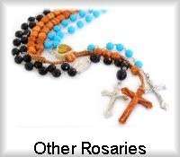 Catholic Wood bead Rosaries, Religious Rosary Necklaces items in Gifts 