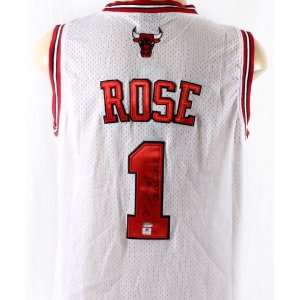  Signed Derrick Rose Bulls Jersey w/ 2011 NBA MVP   GAI 