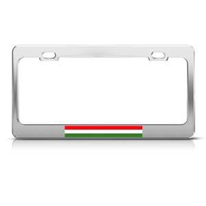Hungary Flag Hungarian Country license plate frame Stainless Metal Tag 