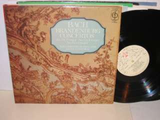 ARTHUR DAVISON Bach Brandenburg Concertos LP UK Press  