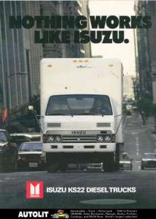 1984 Isuzu KS22 Diesel Truck Brochure  
