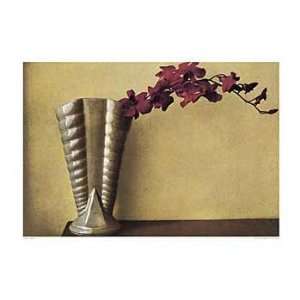  Sheila Metzner   Grey Vase Vanda Orchid 1980
