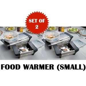  FOOD WARMER BUFFET   TEALIGHT HEAT (NON CORDED FOR EASIER 