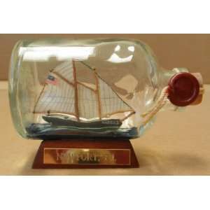  Decorative Miniature Sailboat in Glass Jar   from Newport 