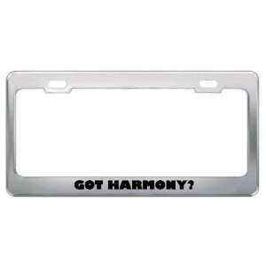  Got Harmony? Girl Name Metal License Plate Frame Holder 