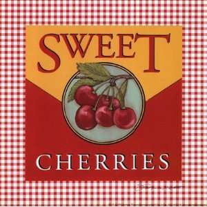 Sweet Cherries by Stephanie Marrott 8x8 
