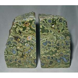   Rhyolite Partial Polished Crystal Bookends   Australia