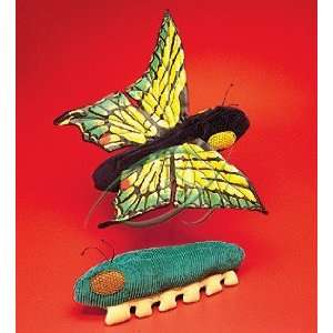 Caterpillar / Butterfly Hand Puppets