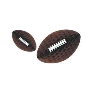  Beistle   55805 BR   Tissue Football with Laces   Pack of 