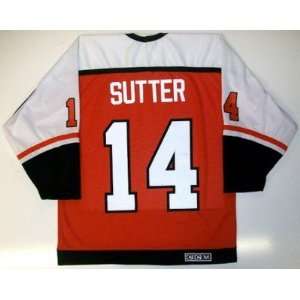  Ron Sutter Philadelphia Flyers Ccm Jersey Orange Medium 