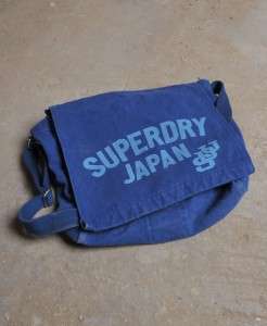 New Superdry Retro Vintage University Canvas Bag AL MP150/0606  