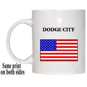  US Flag   Dodge City, Kansas (KS) Mug 