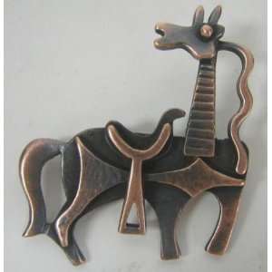  Rebajes Handwrought Copper Pin The Inquisitive Horse 