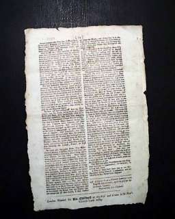 Rare 17th Century IMPRINT 1689 British OLD UK Newspaper  