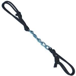  Curb Chain w/Parachute Curb Tie   Black
