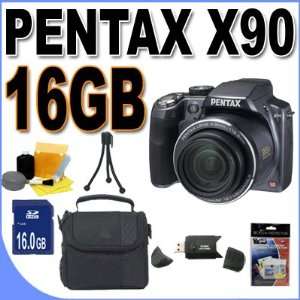  Pentax X90 12.1 MP Digital Camera with 26x Super Telephoto 