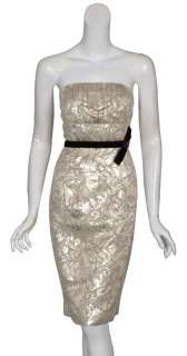 PLENTY FROCK by TRACY REESE Brocade Eve Dress 12 NEW  