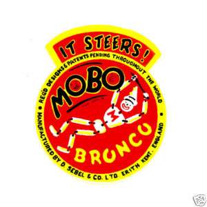 MOBO BRONCO WITH STEERING CHEST DECAL  