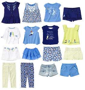 GYMBOREE GREEK ISLE STYLE BABY GIRLS SUMMER CLOTHES OUTFITS 3 6 9 12 