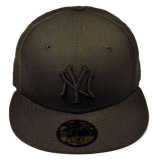 NEW ERA BASEBALL 5950 HAT NEW YORK YANKEES BROWN BASEBALL CAP  