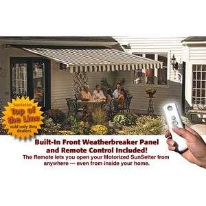  08 SunSetter Motorized Pro Retractable Awning Patio 