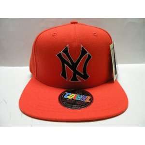   New York Yankees Custom Orange Retro Snapback Ca