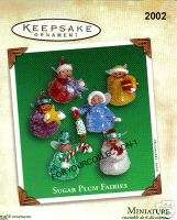Hallmark 2002 Sugar Plum Fairies SET of 6 Miniatures  