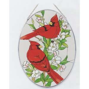  Cardinals   Suncatcher by Joan Baker Patio, Lawn & Garden