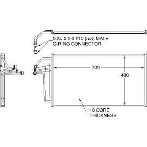  Condenser 1995 94 Cadillac Automotive