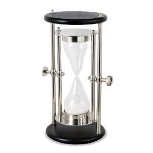    Mangin Contemporary Silver Decorative Hourglass